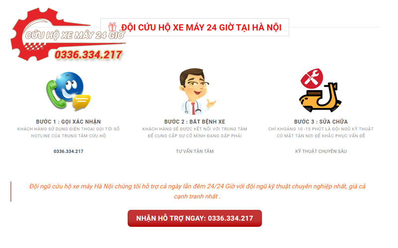 Dịch vụ cứu hộ xe máy 24/24 nhanh chóng,uy tín,chuyên nghiệp,giá rẻ