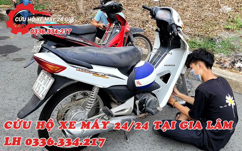 Cứu hộ xe máy 24/24 tại huyện GIa Lâm