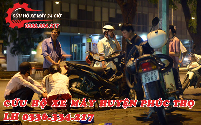 Cứu hộ xe máy tại huyện Phúc Thọ