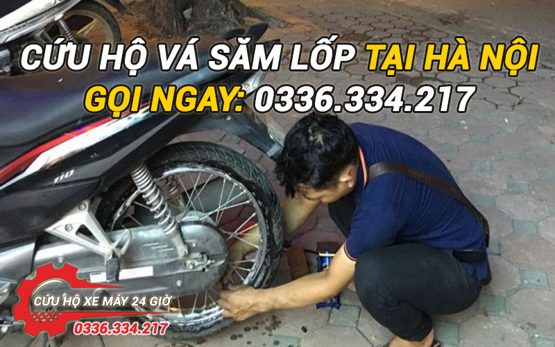 Dịch vụ cứu hộ vá săm xe máy tại Hà Nội tốt nhất