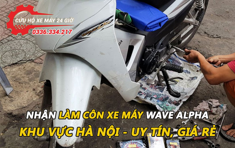 Dịch vụ làm côn xe máy Wave Alpha tại Hà Nội