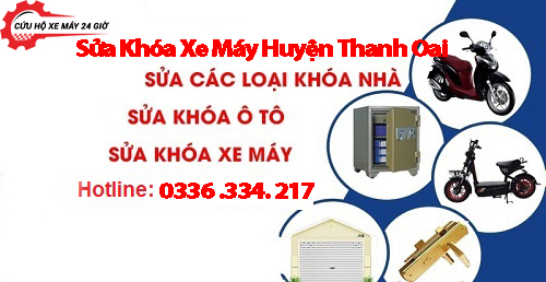 Sửa Khóa Xe Máy Thanh Oai Gía Rẻ