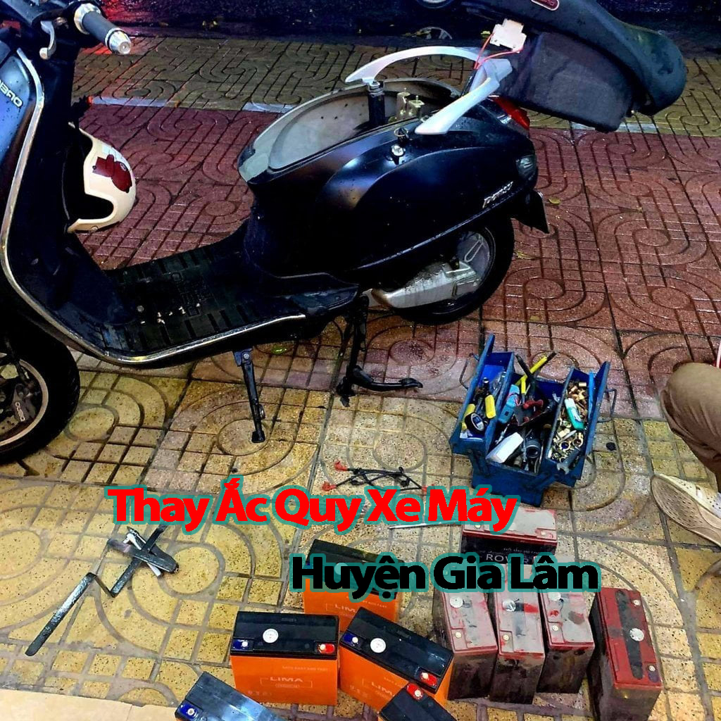 Thay Ắc Quy Xe Máy Gia Lâm