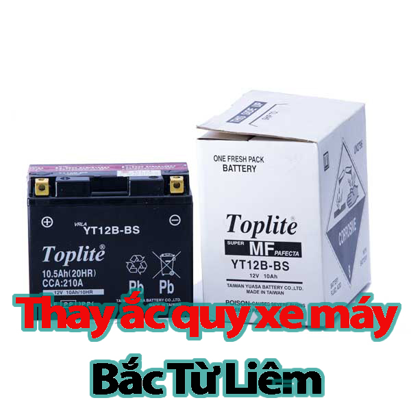 Thay Ắc Quy Xe Máy Bắc Từ Liêm