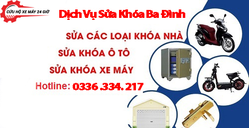 Top 10 Đội Thợ Sửa Khóa Xe Máy Quận Ba Đình