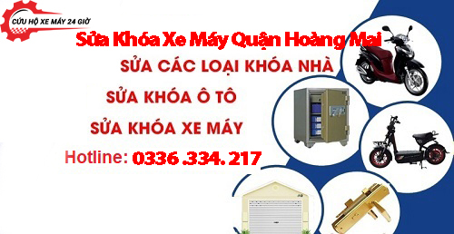Sửa Khóa Xe Máy Hoàng Mai Gía Rẻ