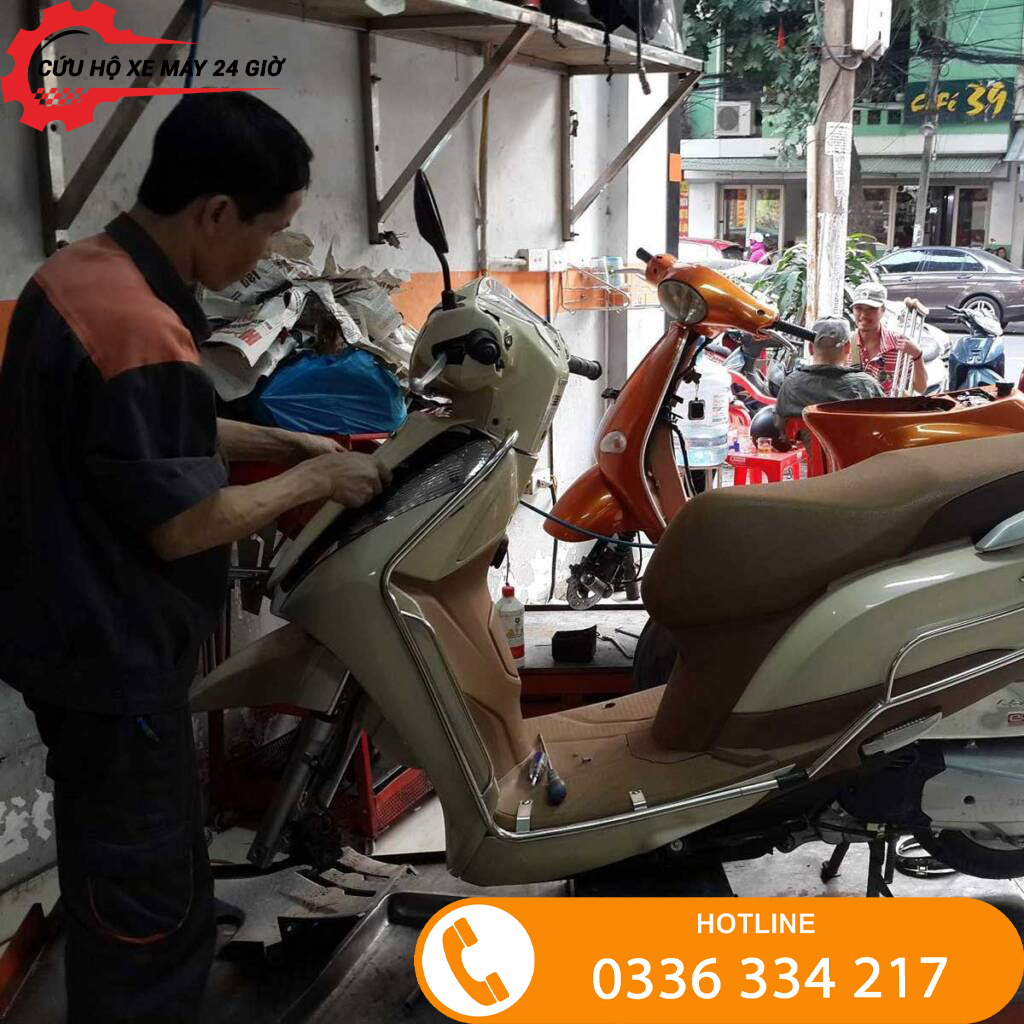 Thay ắc quy xe máy Đông Anh giá rẻ