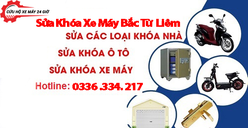 Sửa Khóa Xe Máy Bắc Từ Liêm Gía Rẻ