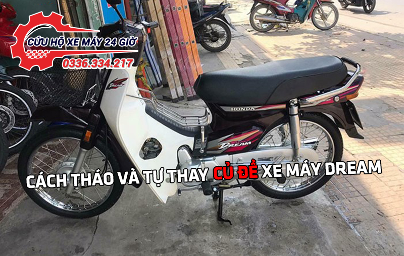 cách tháo củ đề xe dream