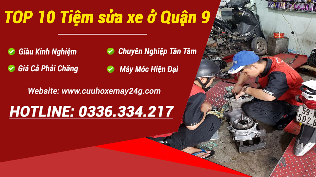 Tiệm sửa xe máy ở quận 9